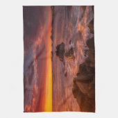 海岸線 | Sunset Pacific Grove Carmel California キッチンタオル (縦)