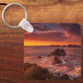 海岸線 | Sunset Pacific Grove Carmel California キーホルダー (正面)