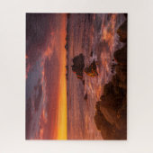 海岸線 | Sunset Pacific Grove Carmel California ジグソーパズル (縦)
