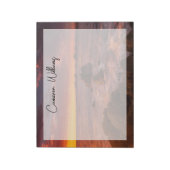 海岸線 | Sunset Pacific Grove Carmel California ノートパッド (回転)