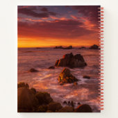 海岸線 | Sunset Pacific Grove Carmel California ノートブック (裏面)