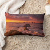 海岸線 | Sunset Pacific Grove Carmel California ランバークッション (ブランケット)
