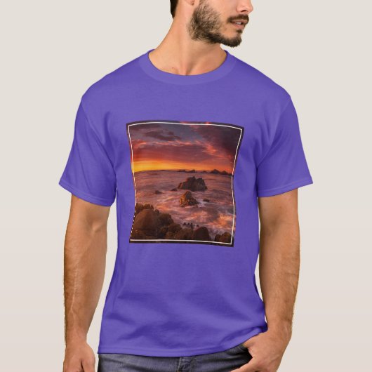 海岸線 | Sunset Pacific Grove Carmel California Tシャツ (正面)