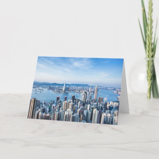 海岸線 Tsim Sha Tsu, Hong Kong Island, Asia カード (正面)