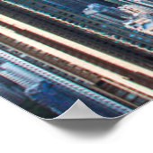 海岸線 Tsim Sha Tsu, Hong Kong Island, Asia ポスター (角)