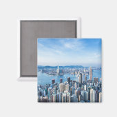 海岸線 Tsim Sha Tsu, Hong Kong Island, Asia マグネット (正面/裏面)