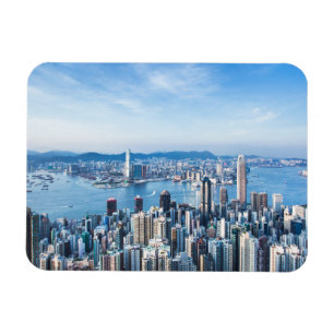 海岸線 Tsim Sha Tsu, Hong Kong Island, Asia マグネット