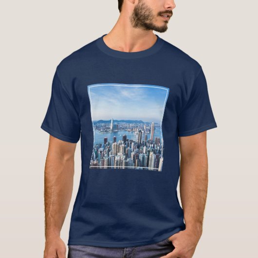 海岸線 Tsim Sha Tsu, Hong Kong Island, Asia Tシャツ (正面)
