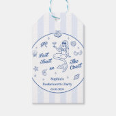 海岸週末の最後のトーストバチェロレッテ ギフトタグ (正面)