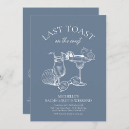 海岸週末の最後のトーストバチェロレッテ 招待状