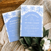 海岸週末の最後のトーストバチェロレッテ 招待状