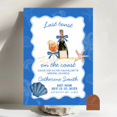 海岸週末の最後のトーストバチェロレッテ 招待状