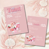 海岸週末の最後のトーストバチェロレッテ 招待状