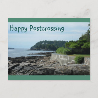 海岸道のPostcrossingの郵便はがき ポストカード