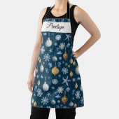 海岸雪の結晶と要素のパタ航海のーン エプロン (インサイチュ)