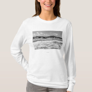 海岸、オレゴンの写真のビーチ Tシャツ