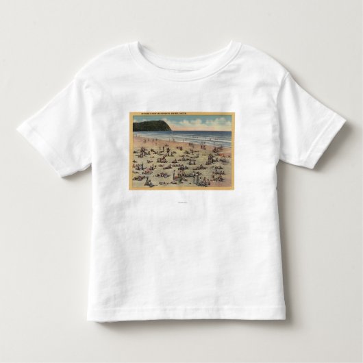 海岸、オレゴン-および日光Suftで浸ります トドラーTシャツ (正面)