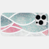 海岸/ビーチの抽象的な波 Case-Mate iPhoneケース (裏面 (横))