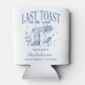 海岸 ブライズメイド 現代 カクテルパーティー 青 缶クーラー (裏面)