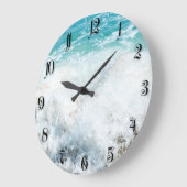 海岸 ラージ壁時計 (傾斜)