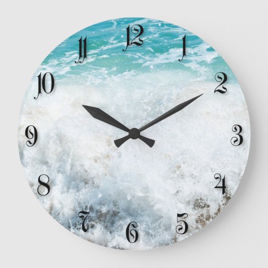海岸 ラージ壁時計 (正面)