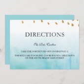 海岸-方向 招待状 (正面/裏面)