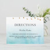 海岸 - 案内カード 招待状 (スタンド正面)