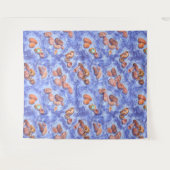 海岸、波、小石 タペストリー (正面(横))