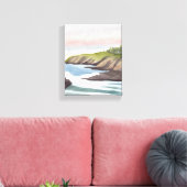 海岸 | 海岸水彩画 キャンバスプリント (インサイチュ (リビング))