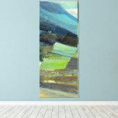 海岸IIの表示 |抽象芸術プリント7 キャンバスプリント (インサイチュ (ウッドフロア))