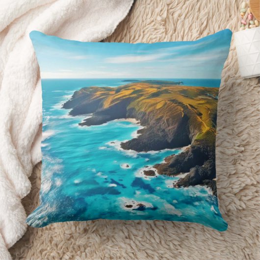 海崖：ワイルドショア クッション (ブランケット)