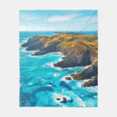 海崖:ワイルドショア フリースブランケット (正面)