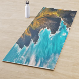 海崖：ワイルドショア ヨガマット