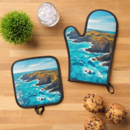 海崖：ワイルドショア 鍋つかみ&鍋敷きセット