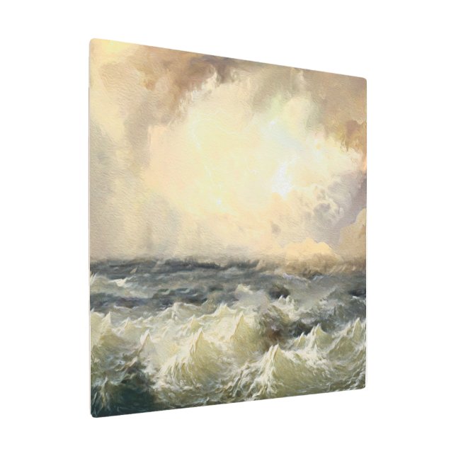 海嵐 メタルプリント (アングル)