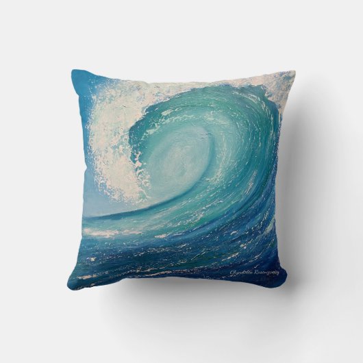 海巻き波枕 クッション (裏面)