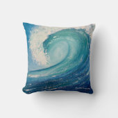 海巻き波枕 クッション (正面)