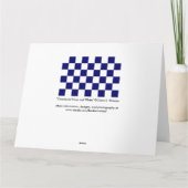 海市松模様に海軍と白 カード (裏面)