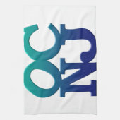 海市NJからの挨拶 キッチンタオル (縦)