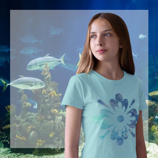 海床地形オーナメント Tシャツ