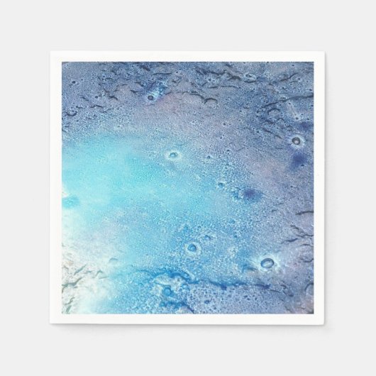 海床地形 スタンダードカクテルナプキン (正面)