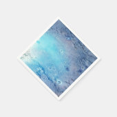 海床地形 スタンダードカクテルナプキン (角)