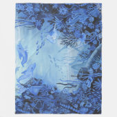 海床 フリースブランケット (正面)