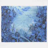 海床 フリースブランケット (正面(横))