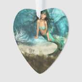 海底の人魚 オーナメント (正面)