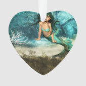 海底の人魚 オーナメント (正面)