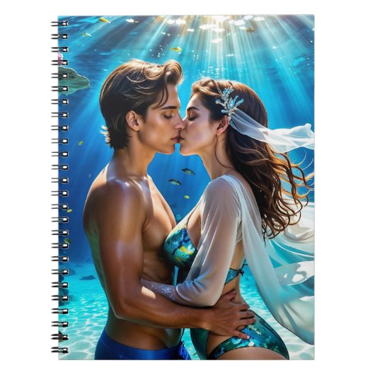 海底の恋人たちのキス ノートブック (正面)