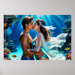 海底の恋人たちのキス ポスター
