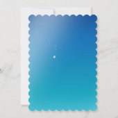 海底の残骸 ベイビーシャワーのお祝い 招待状 (裏面)