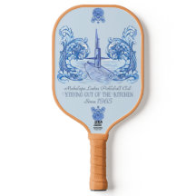 海底をテーマにしたピックル名門私立校風のボールパドル